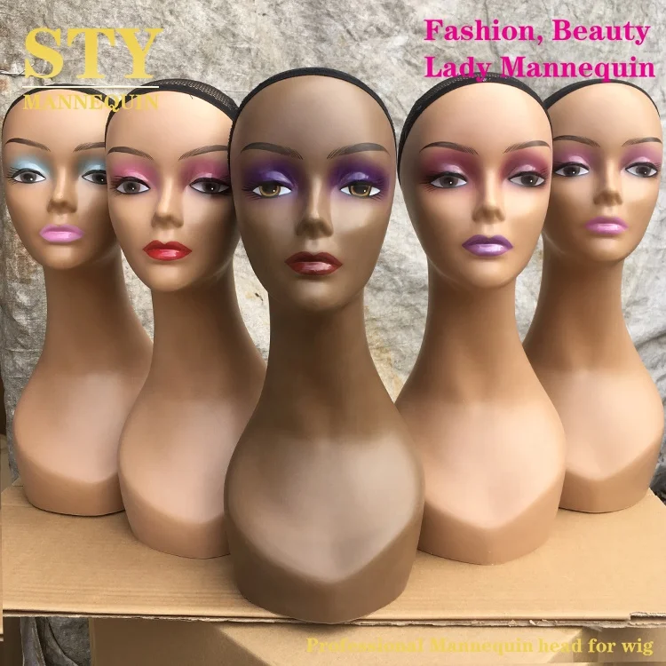 

black woman mannequin head wig head mannequin mold beautiful mannequin wig heads, Picture