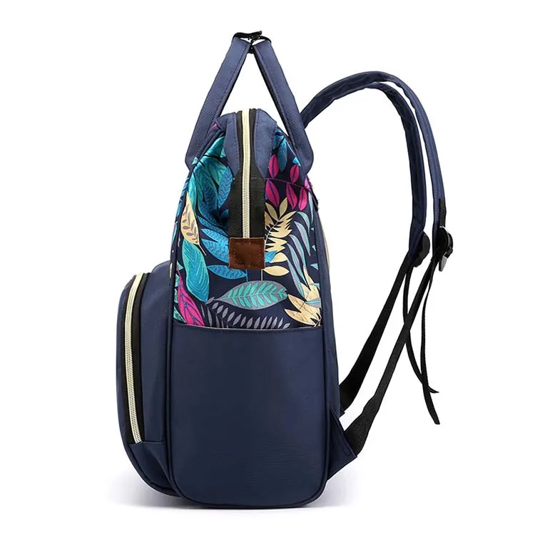 

Comfortable touch Waterproof Convertible eco-friendly diaper bag backpack, Customized colors