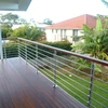 Outdoor 316 Stainless Steel Rod Balustrade Metal Railing Design