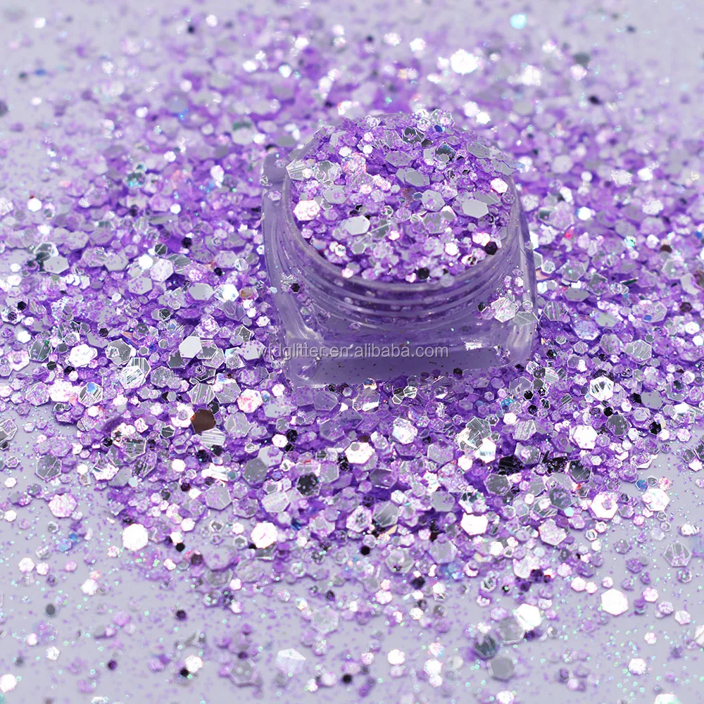 Wholesale Pet Bulk Chunky Holographic Glitter For Make Up And All