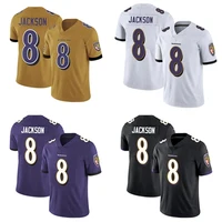 

8 Lamar Jackson Jersey 15 Marquise Brown 21 Mark Ingram ll American football Jersey 29 Earl Thomas