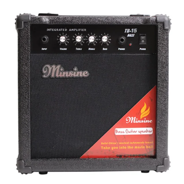 

China OEM Brand high quality 15 watt Electric bass guitar amplifier