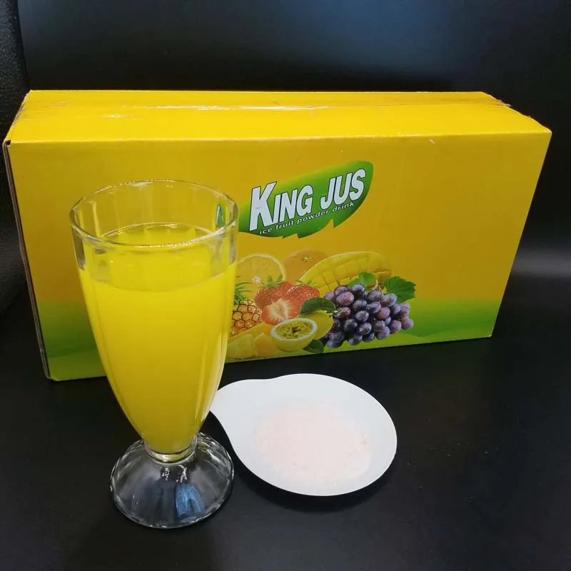 
King Jus instant soft drink powder 