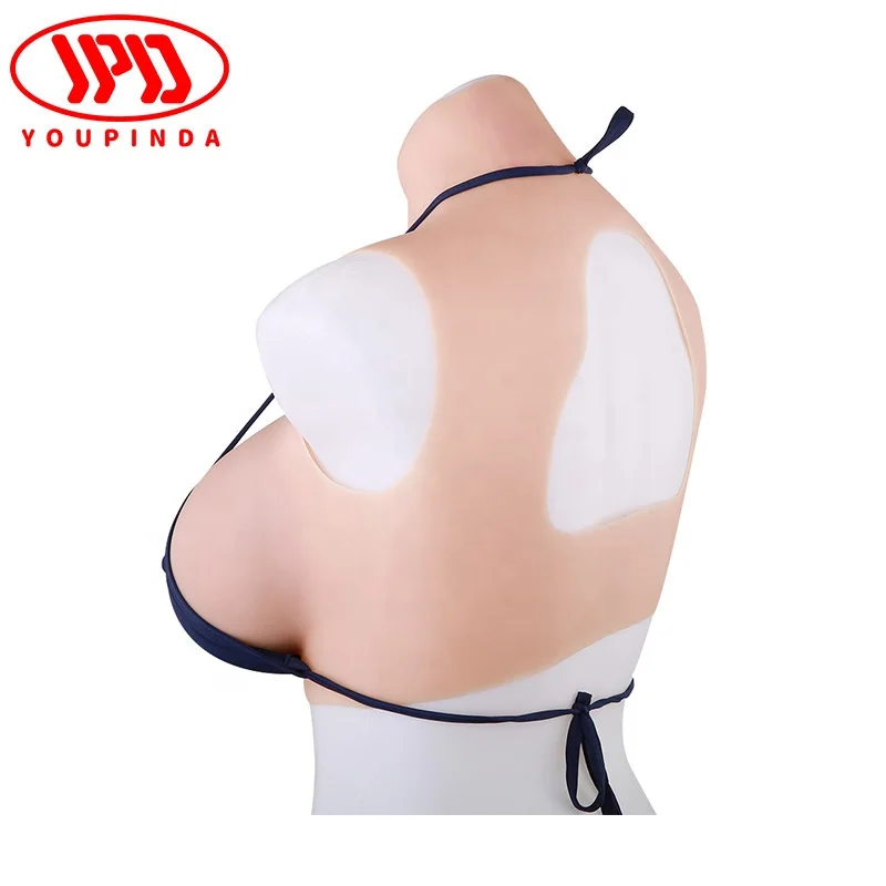 
G Cup Half Body Trandsgender Tits wearable breast silicone breast forms Boobs for men Crossdresser withBreast Form 