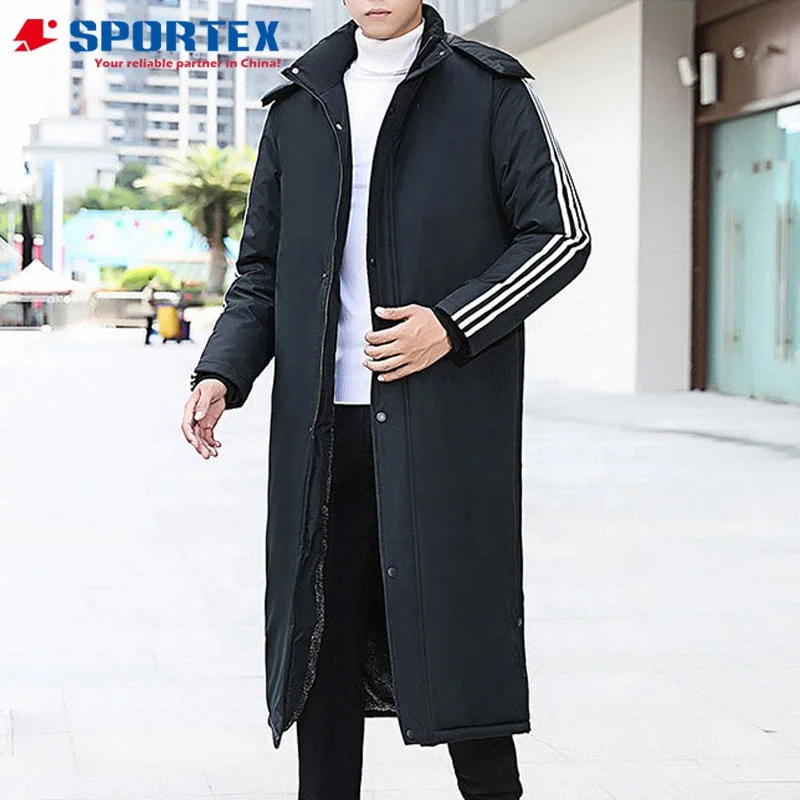 

Wholesale polyester Unisex Winter soccer training Jacket Football coat Swim parka Sports parka for adult and children