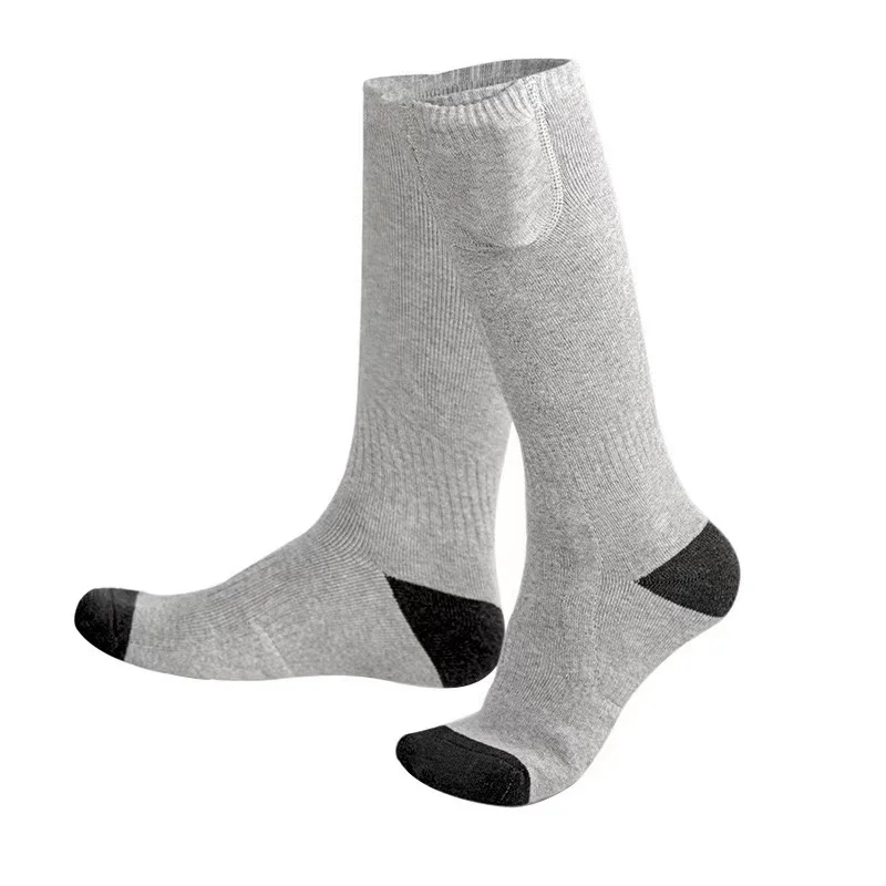 

SHANXIN USB charging warm winter autumn heated thermal socks for men, As pictures show/any color you want