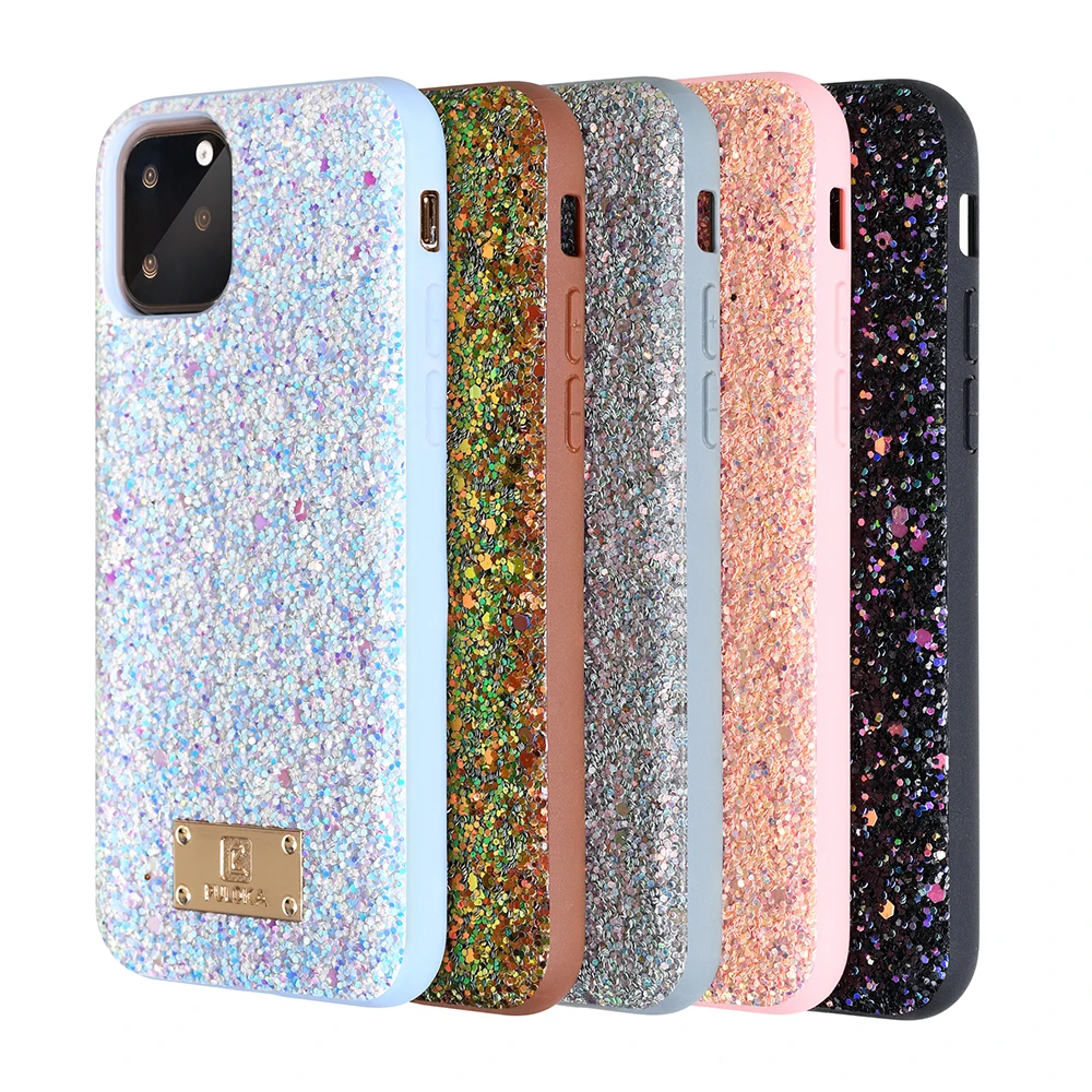 

Puloka Glitter Cell Phone Case Bling For Iphone 12/12pro max/12pro/12mini Moblie Phone Protection Case, 6 colors