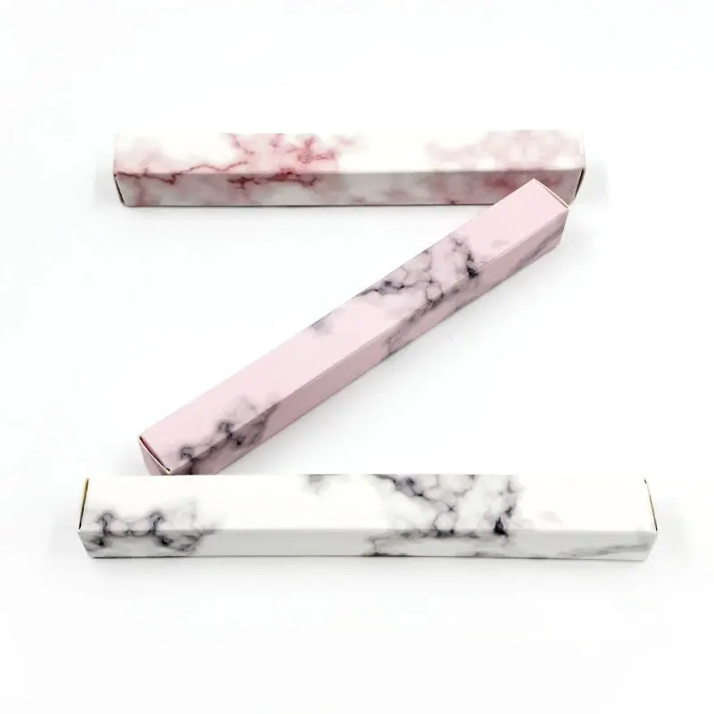 

Eyeliner Glue Pen Packaging Private Label Marble Magnetic Eyeliner Box, Stock