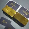 Custom Luxury hot stamping gold foil black business card printing visiting business card with your designs