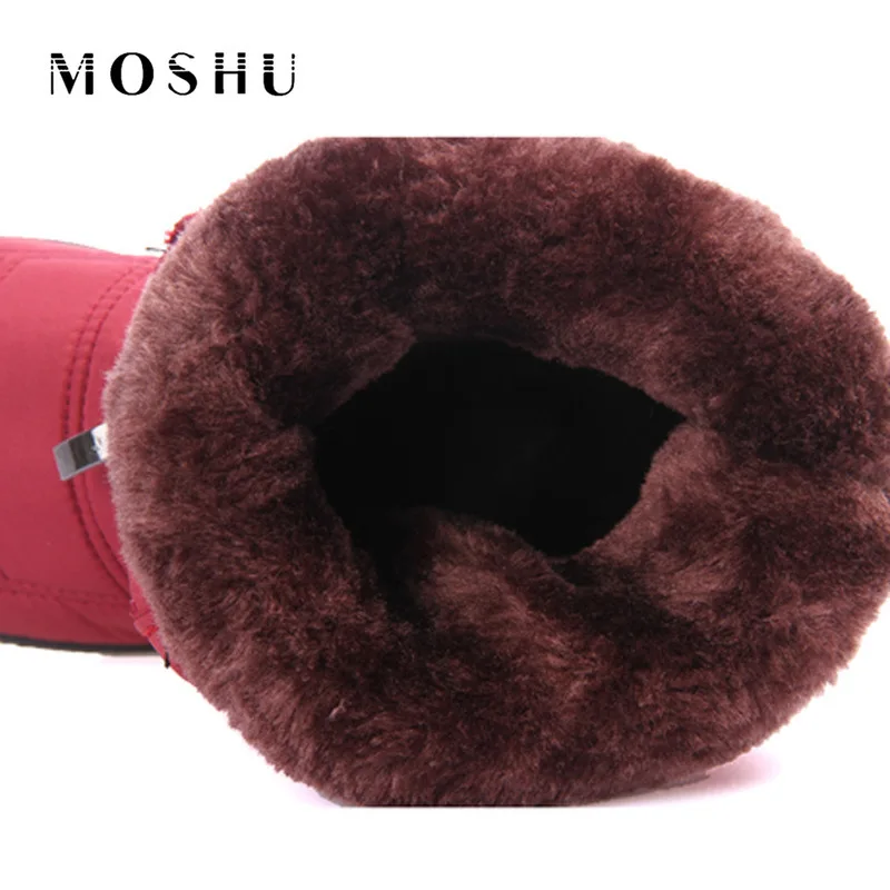 

New Women Boots Female Down Winter Boots Waterproof Warm Ankle Snow Boots Ladies Shoes Woman Warm Fur Botas Mujer Casual Booties