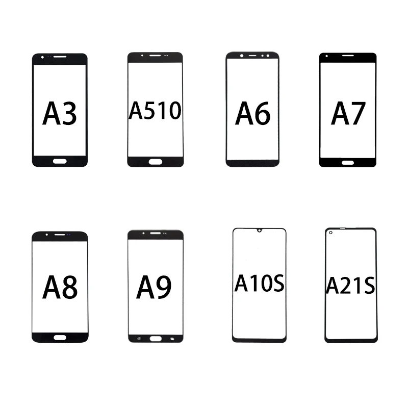 

Mobile phone touch screen display lcd glass Factory price touch screen panel, Black/white /gold