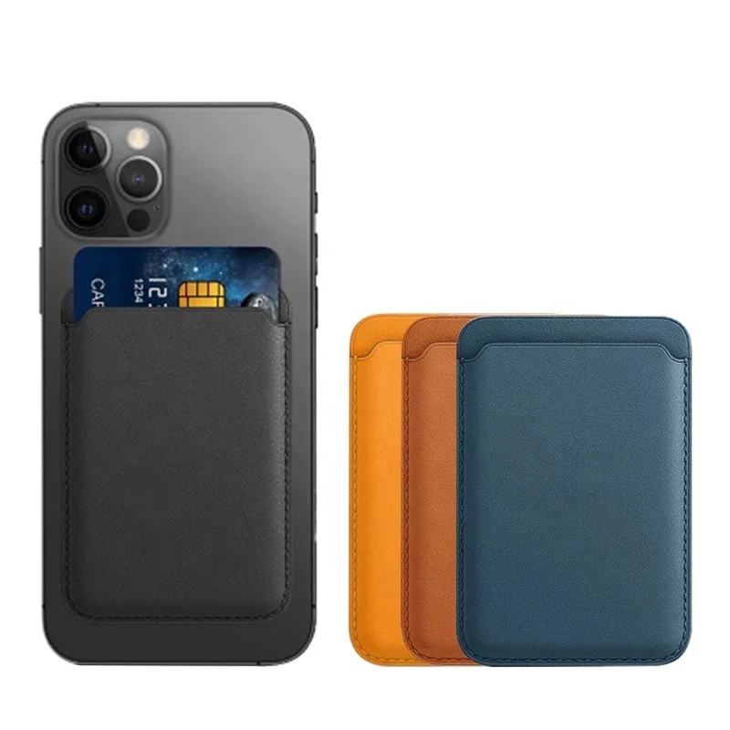 

For iPhone 12 Series Leather Magnetic Mobile Phone Case Luxury Card Holder Wallet Case