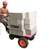mini loader with orange bucket for construction loading&transportation