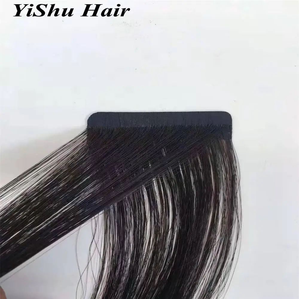 

News arrivedd Double-deck invisible tape in hair extension human hair best use and hot choose now, Silvery white