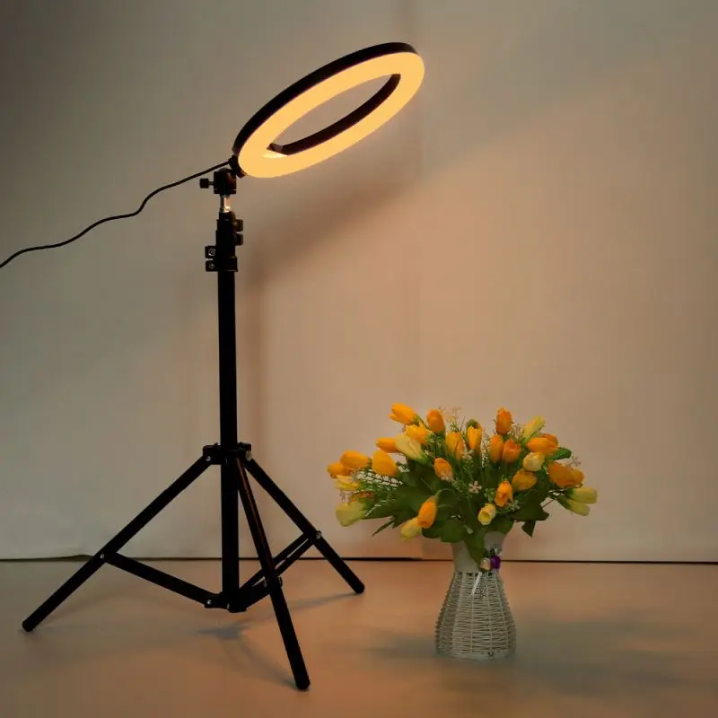 

Professional live show tik tok broadcast ring fill light lamp 10W 10inch photo studio selfie led ring light with tripod stand