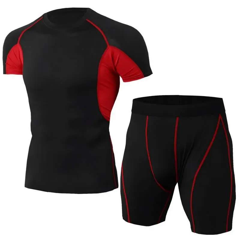 
Quick Dry Uv Protection Sport Running Tight Suit Men 