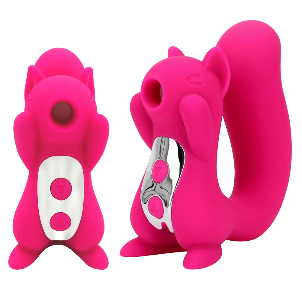 

New Amazon Waterproof Silicone Clit Sucking Vibrator Sex Toy Women Nipple Stimulator Clit Sucker Squirrel Vibrator