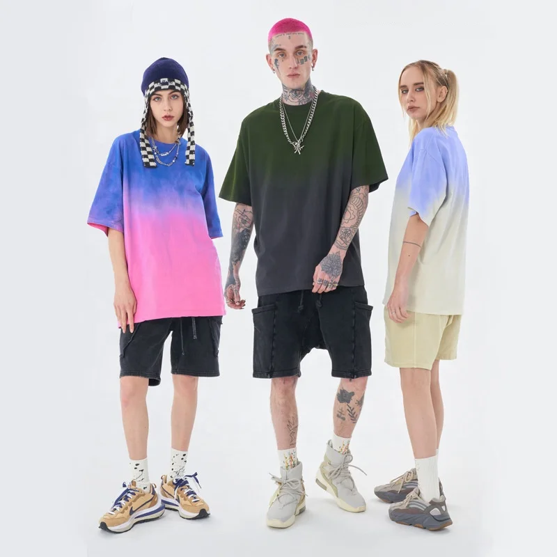 

High Quality Washed Heavy Weight Plain Oversized Tshirt Custom Printing Embroidery Blank 100% Cotton Vintage Men T Shirt, In stock or customized color