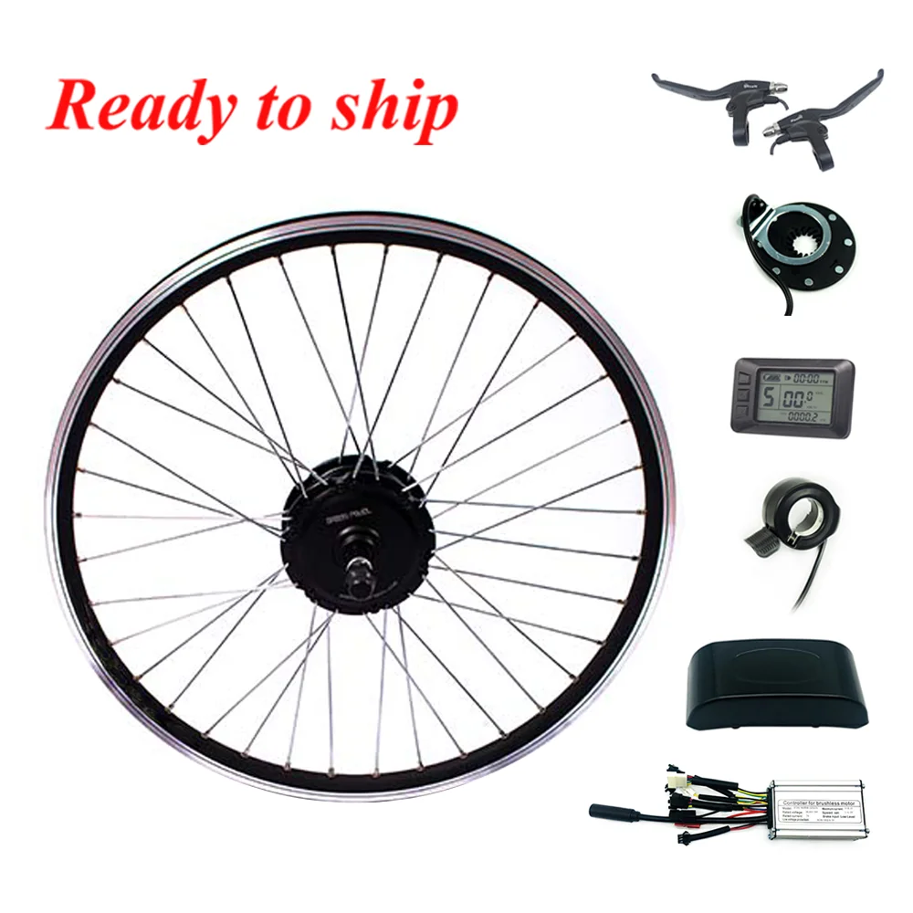 

Greenpedel 36v 250w 26 inch ebike rear wheel electric bicycle bike brushless hub motor conversion kit china