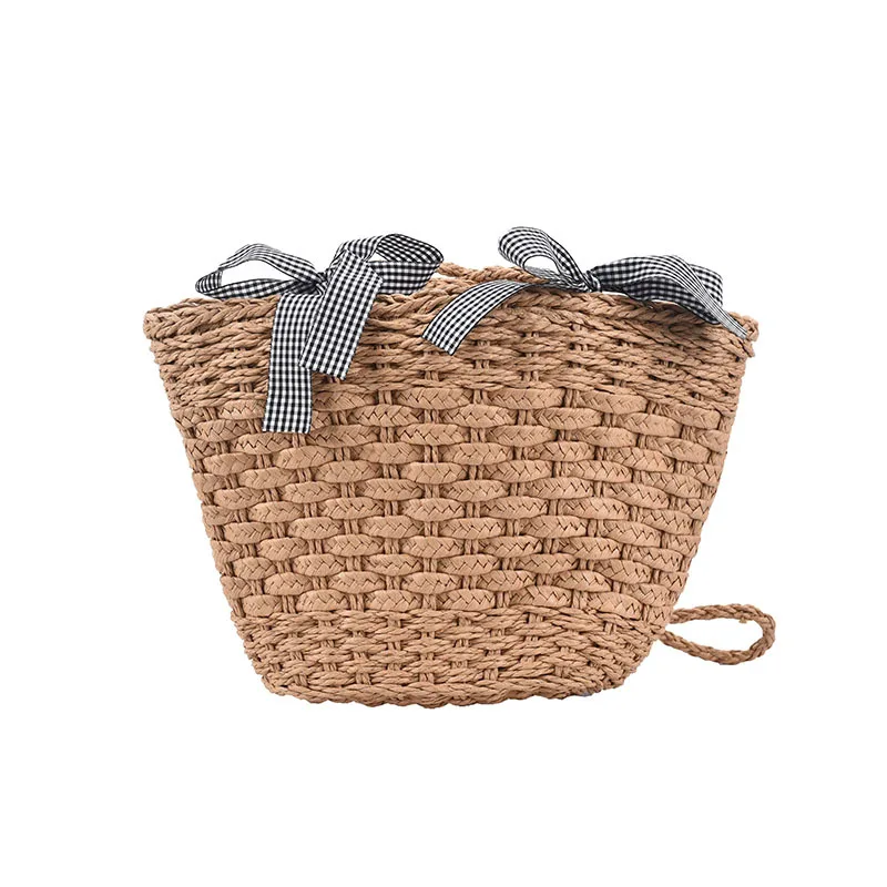 

Summer new straw basket bag fashion women shoulder crossbody bag ladies armpit bag