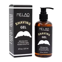 

Private Label Custom Logo Beard Shave Gel Foam Shaving Cream for Men