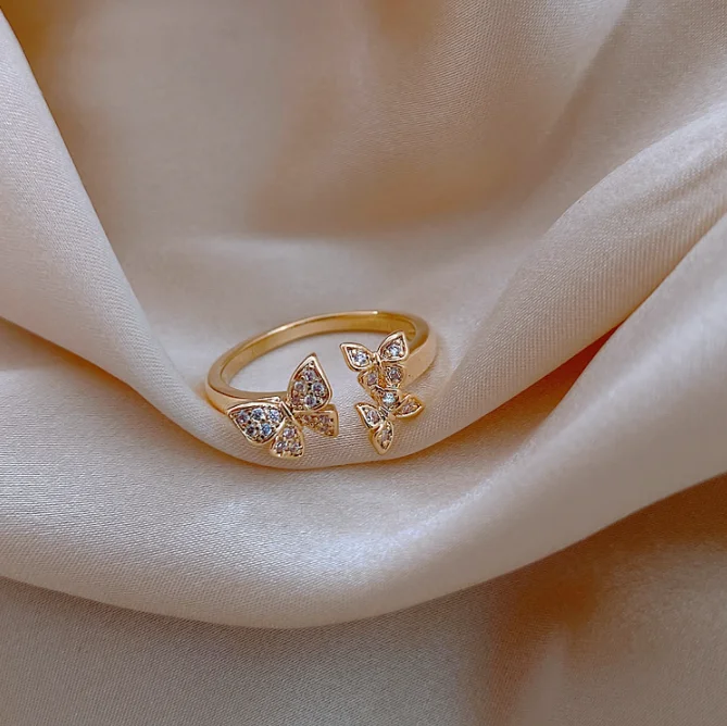 

New model Bohemian Gold Alloy Statement Multi Rings Jewelry Women Set