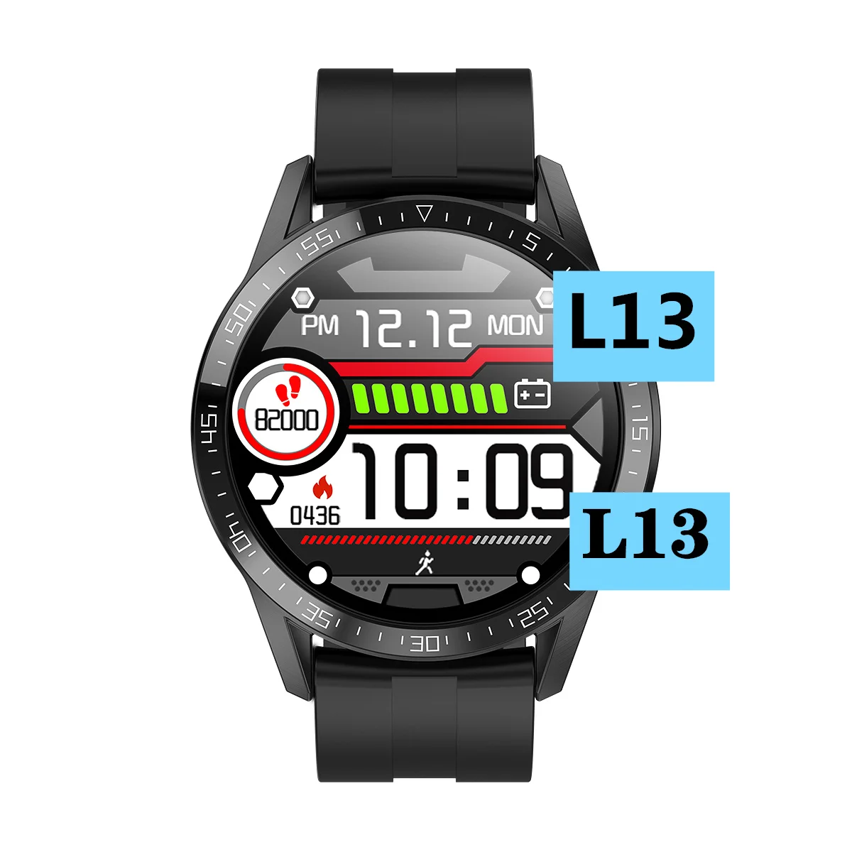 

New L13 Smart Watch Men IP68 sport Smartwatch Waterproof ECG PPG Bt Call Blood Pressure Heart Rate Fitness Tracker