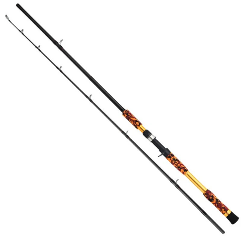 SNEDA High Carbon Fiber Fishing Rod 2 Sections Super Hard XH 2.28m BlackFish Fishing Spinning Casting rod Fast Action