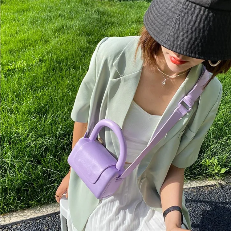 

2021 new design mini cute shoulder bag cross-body bag, White, yellow, purple, green, blue, black, orange, brown
