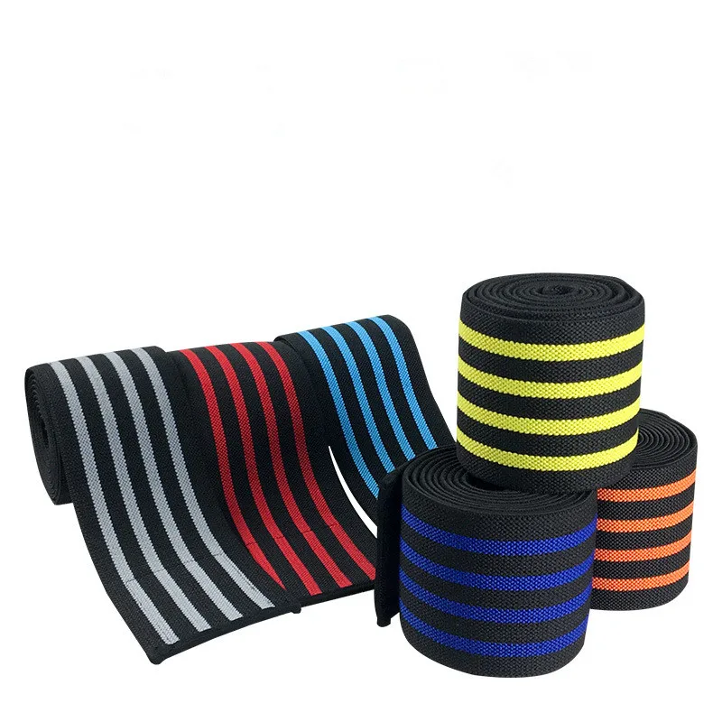 

Compression knitting adjustable elastic support knee brace