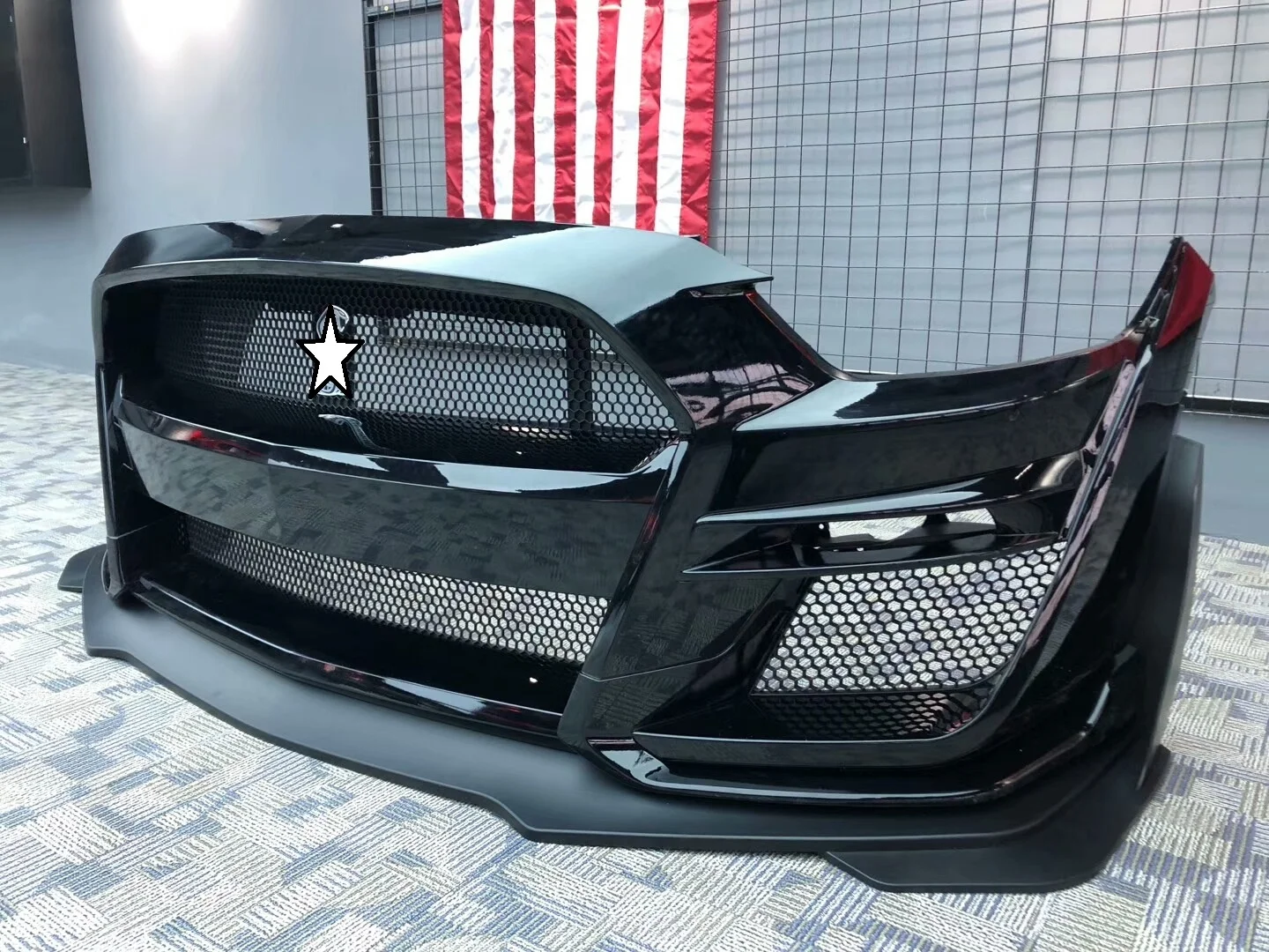 
MP CONCEPTS GT500 STYLE FULL FRONT BUMPER KIT BODY KIT FIT FOR 2015-2017GT ECOBOOST V6 MUSTANG 