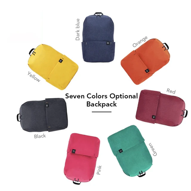 

Xiaomi Mi Popular Bag  Mini Portable Colorful travel backpack, Multi colors