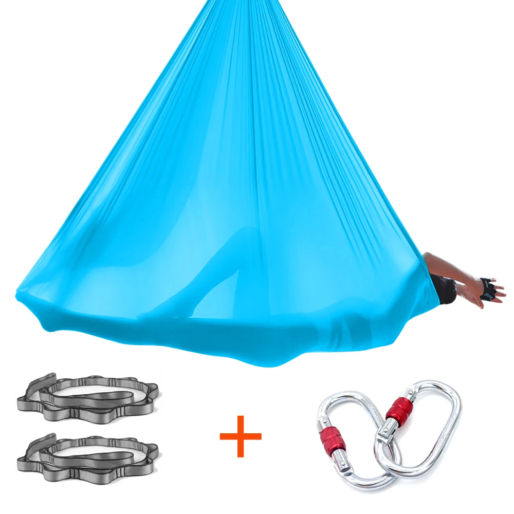 

Hammock Set 7M Anti Gravity Inversion Aerial Equipment Swing Air Yoga Bed Silk Kit with Accessories