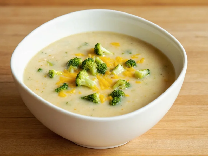Creamy Cheese and Broccoli Soup Recipe - Ready in 30 Minutes