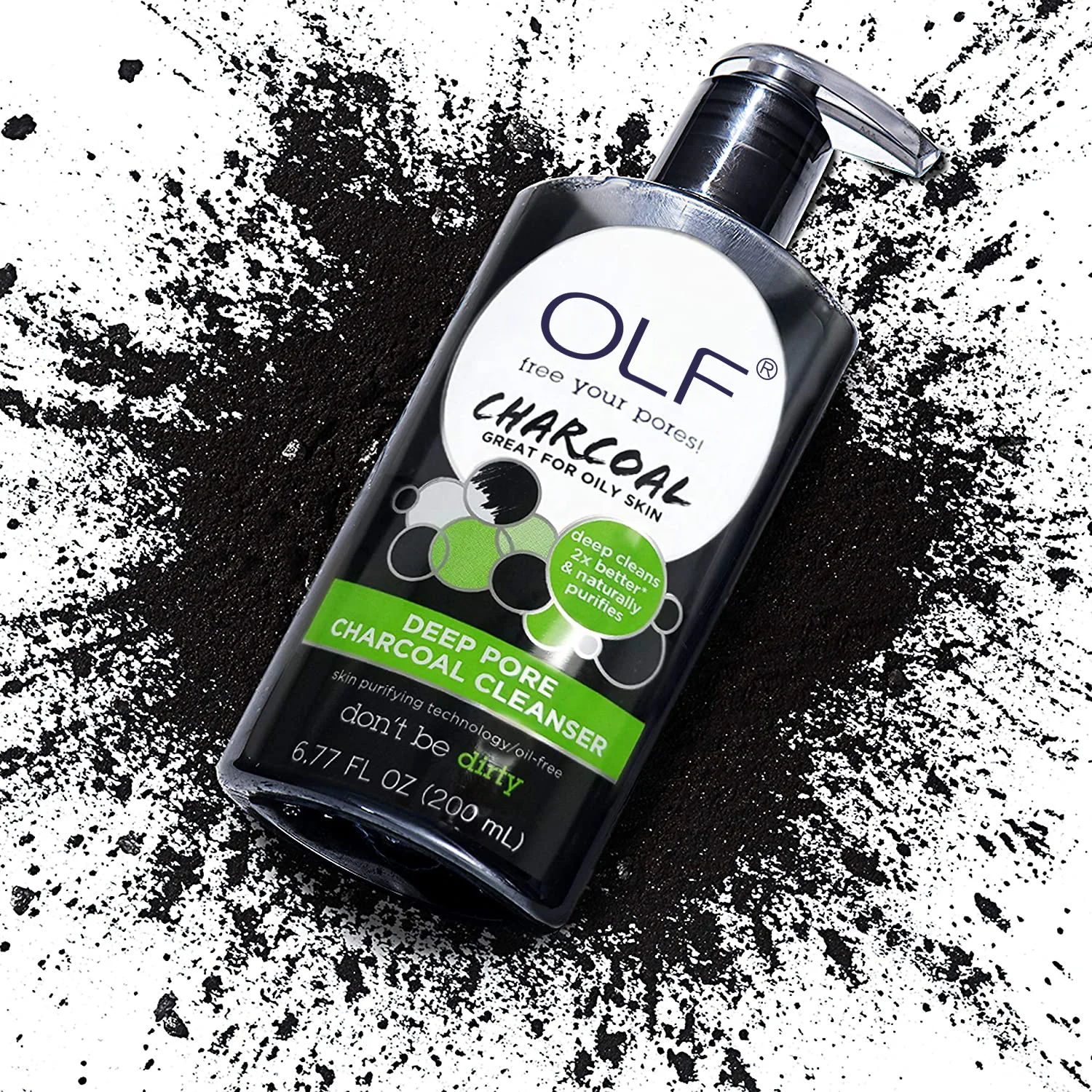 

OEM Cosmetics Facial Cleanser Deep Pore Charcoal Face Wash for Oily Skin