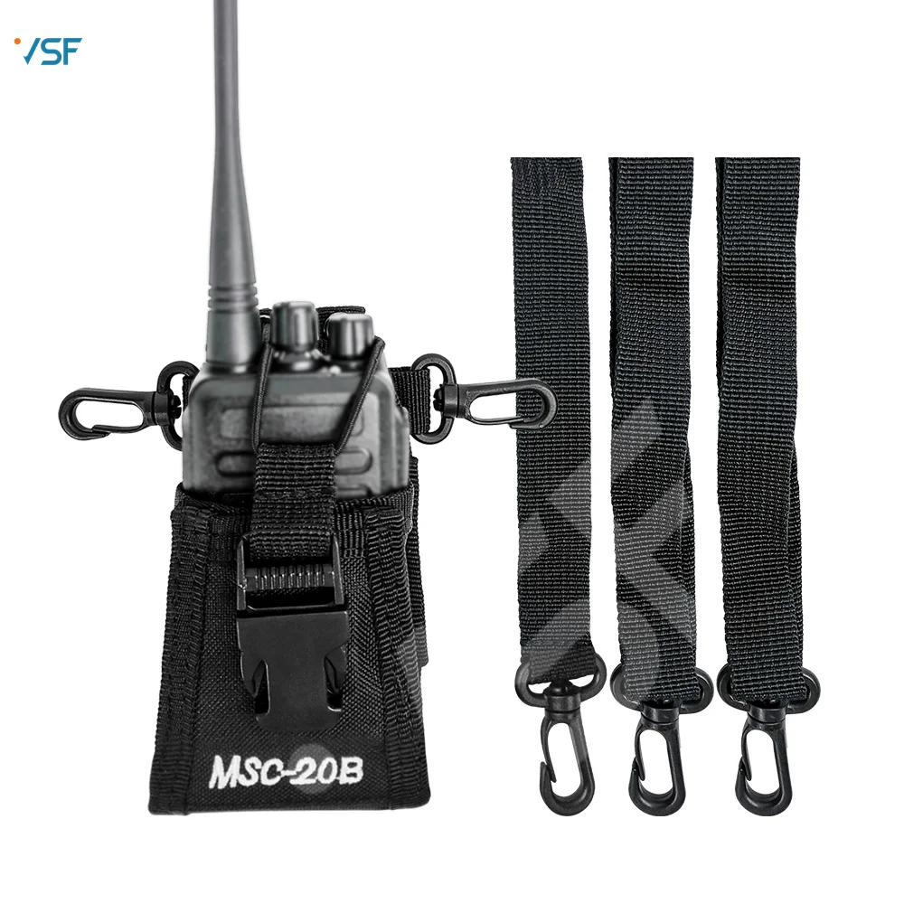 

MSC-20B Portable Radio Case Holder Holster For Kenwood Moto-rola BaoFeng UV-5R UV-82 B5 UV-5RE Plus GT-3 Walkie Talkie