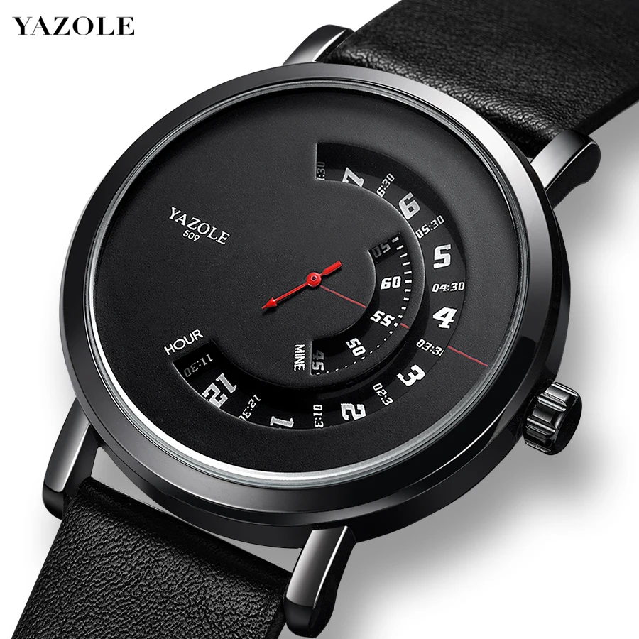 

YAZOLE Hollow Design Mens Watches Men Luxury Top Waterproof Quartz Watch Fashion Creativity Unique Wristwatch customize watches