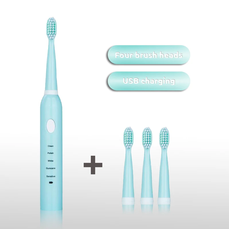 

Hot Selling Worth Buying Rotating Usb Eco Friendly Electric Toothbrush, Pink green black white
