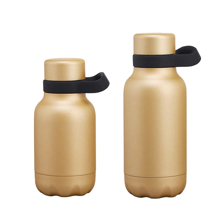 

WeVi 350ml 500ml Custom Logo Double Wall Insulated Thermal Stainless Steel Portable Water Bottles With Lid, Customized colors acceptable