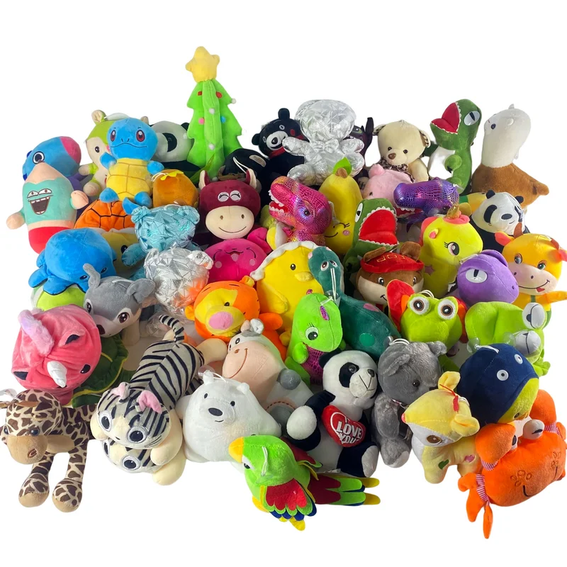 

Funny Claw Crane Machine Plush Stuffed Animal Toys Unisex 10 Pcs Vaccum Packing HR0065 Factory Wholesale Cheap Super Soft Cute