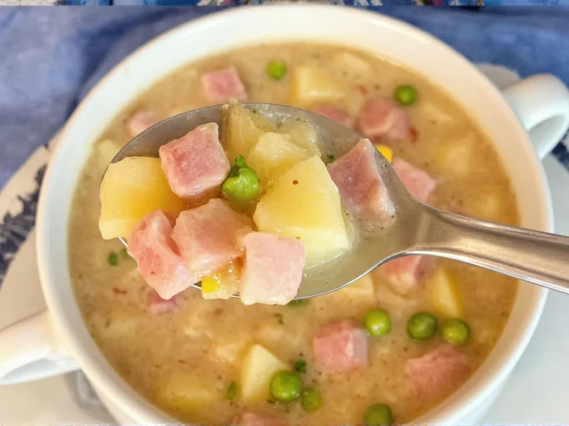 Perfect Crockpot Ham and Potato Soup Recipe
