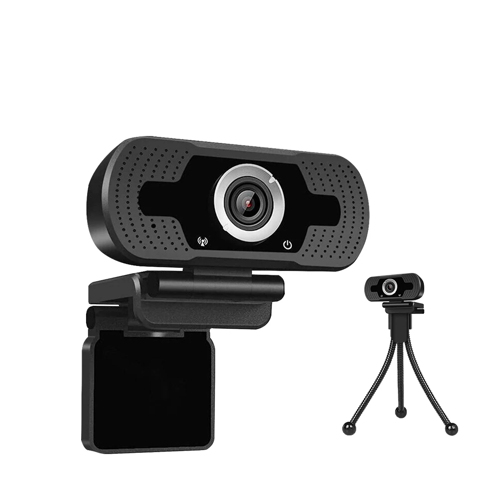

HD Webcam PC USB Video flexible chat online Camera webCam Live Streaming Webcam with Microphone, Black