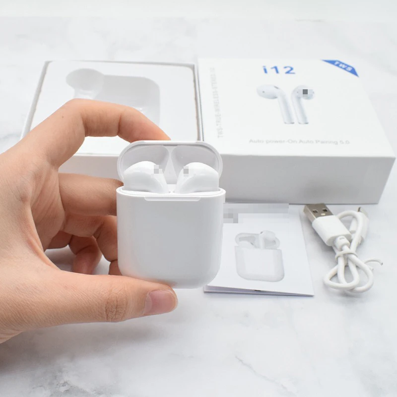 

Amazon Hot Products I12 Pro Bt Import Ipods I12 Sport Stereo 5.0 Wireless Earbuds