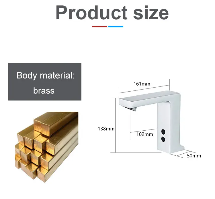 Bathroom Smart Faucets Deck Mounted Basin Tap Vintage Faucets Brushed Modern Battery Touch Taps Automatic Infrared Sensor Faucet