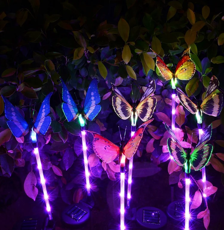 Solar Garden Lights,2019 Solar Butterfly Lights Best Garden Decor Outdoor Decorative Solar Lights for Housewarming,Yard Art