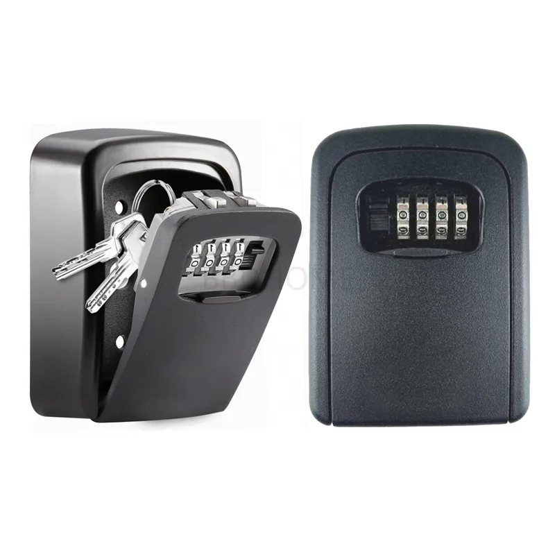

Black Aluminum Security Storage Combi surf Code Sigma Password 4 digit Digital wall mouted Combination key safe Lock Box