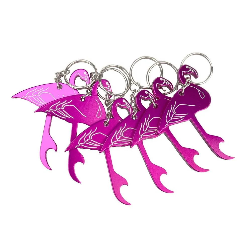 Wholesale Flamingo Opener Alloy Flamingo Beer Bottle Opener
