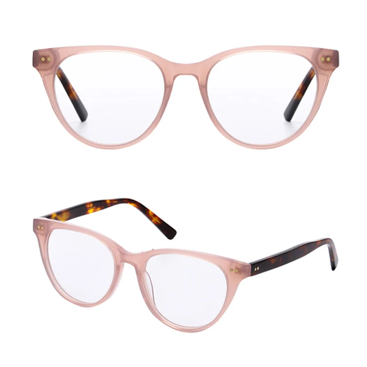 

BOA1004 free shipping fashion cat eye acetate optical glasses, Pic or customized