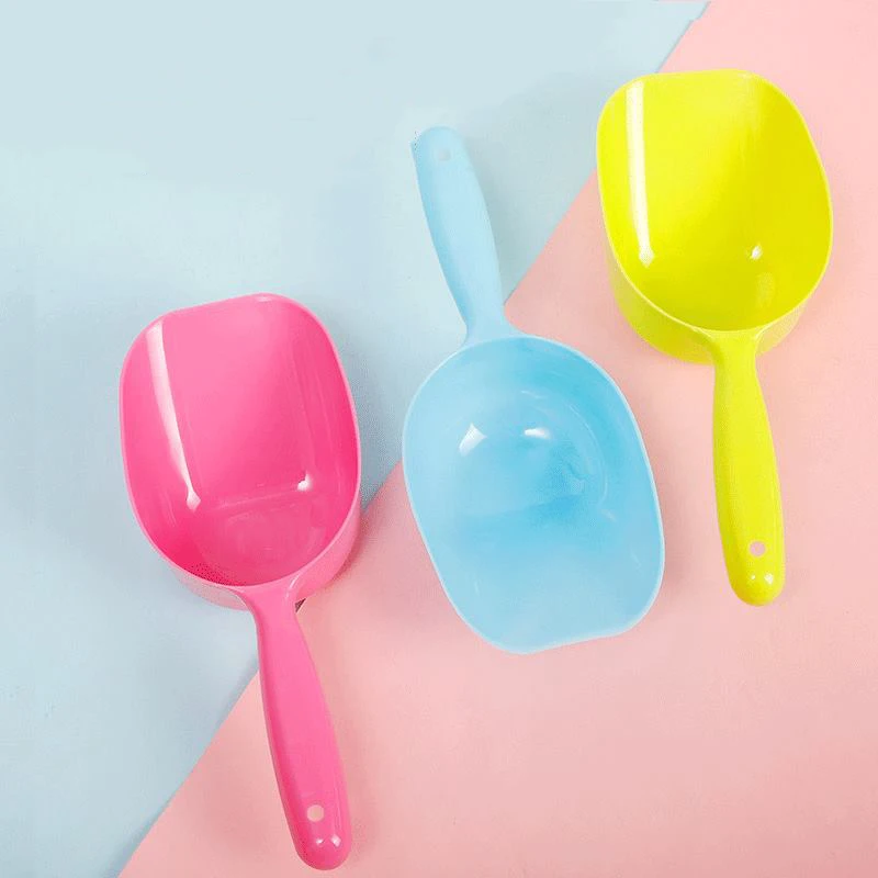 

Original Factory Multi Functional Plastic Pet Bowls & Feeders Food Spoon Scoop With Clip, Picture