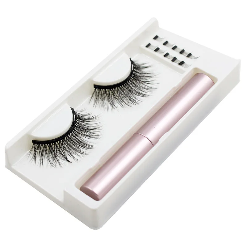 

Private Label Magnetic Eyelashes Eyeliner Set With 10 Pcs Anchors Magnet Eyelash